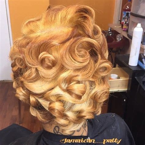stylist feature love these curls and haircolor styled by phillystylist jamaican patty curls
