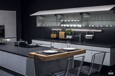 embracing darkness  ways  add black  gray   kitchen