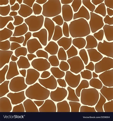 giraffe print pattern royalty  vector image