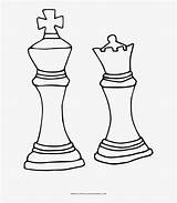Ajedrez Chess Piezas Pngkit sketch template