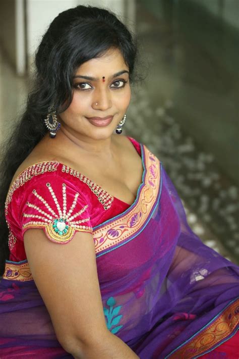 Actress Jayavani Hot Stills In Saree Telugu Actress Hd