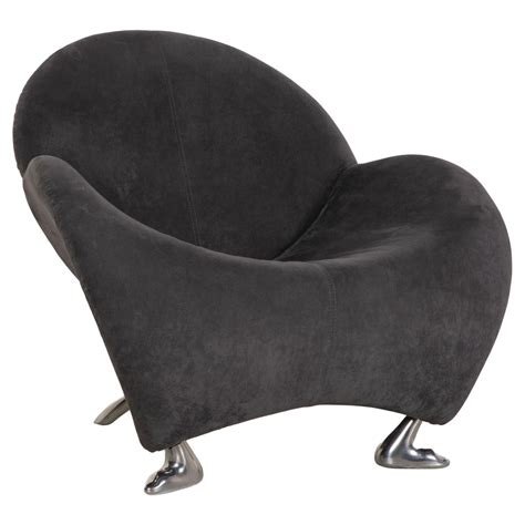 leolux leather armchair black for sale at 1stdibs