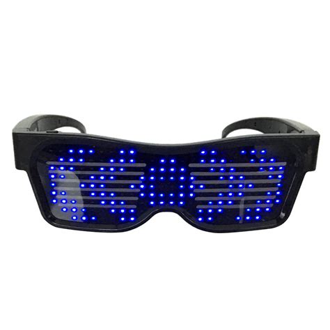 Led Light Up Glasses Usb Rechargeable And Wireless With Flashing Led