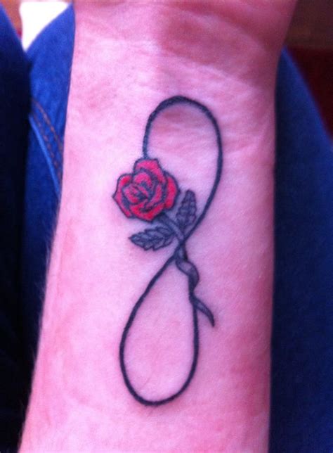 Infinity Rose Wrist Tattoo Tattoos Pinterest Ribs Coloring