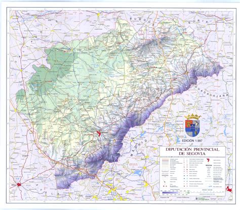 province  segovia map full size