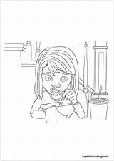 Coloring Inside Pages Fear Fritz sketch template