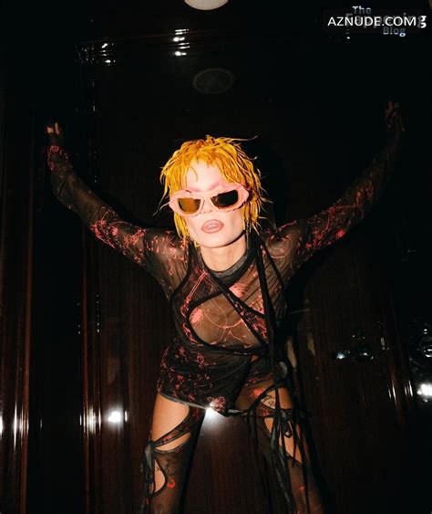 Halsey Sexy Flashes Her Hot Butt And Breasts In A Seductive See Through