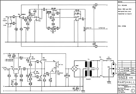 audio service manuals   marshall  jcm bass  schematic