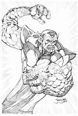 Marvel Skrull Super Capcom Vs Ultimate Fightersgeneration sketch template