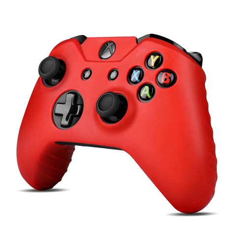 xbox  controller case red soft silicone gel rubber grip case protective cover skin