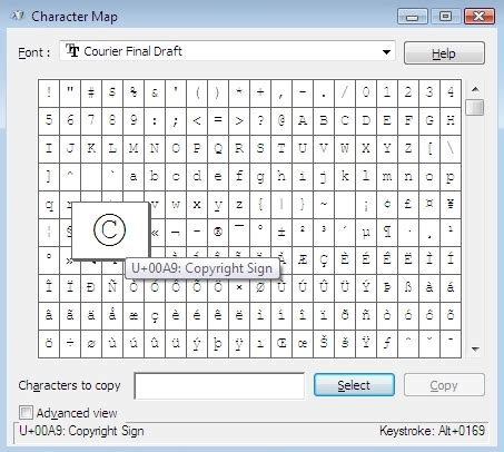 symbols  computer   quickly type special characters