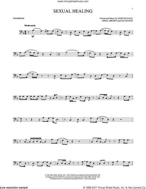 gaye sexual healing sheet music for trombone solo [pdf]