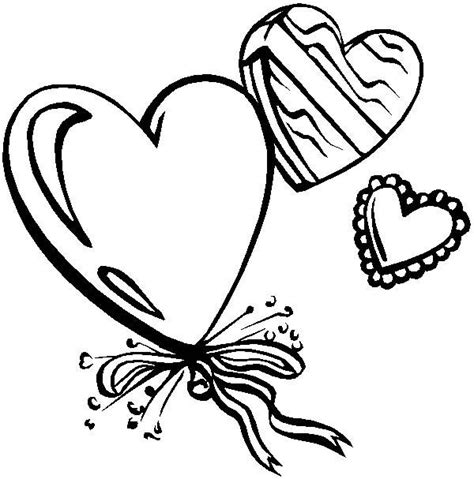 heart shaped ballons  valentines day party coloring page