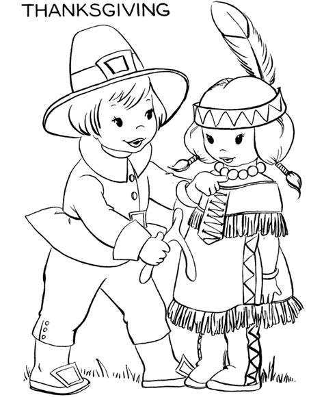 thanksgiving coloring pages native american indian coloring pages