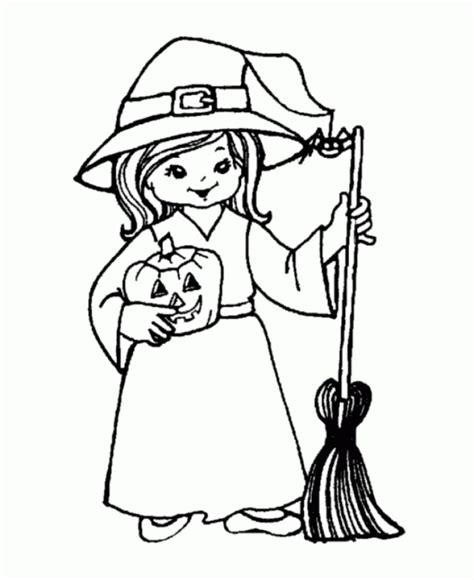 kids printable witch coloring pages unrzj