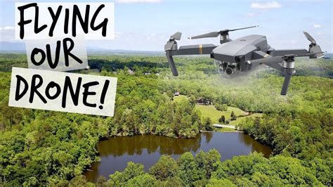 finally flew  drone dji mavic pro footage youtube