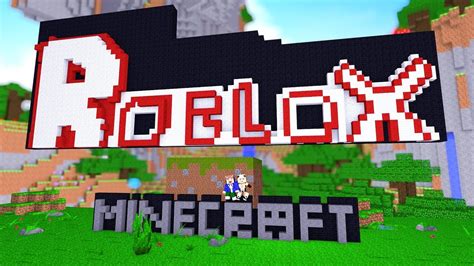 minecraft logo vs roblox logo youtube