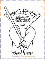 Yoda Coloring Baby Printable Pages Desktop Right Background Set Click Save sketch template