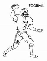 Football Coloring Pages Player Print Search Again Bar Case Looking Don Use Find Bears sketch template