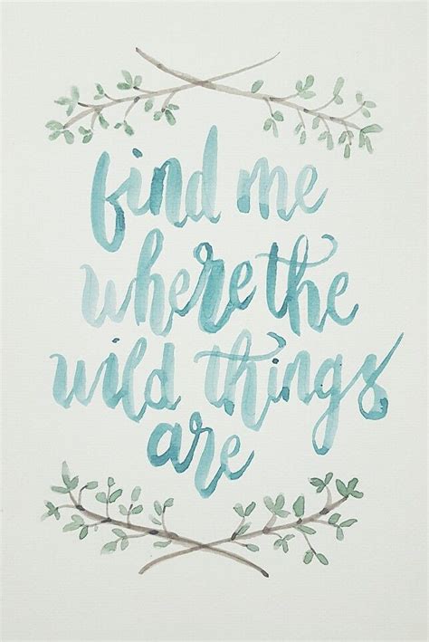 wild things alessia cara watercolor handlettering