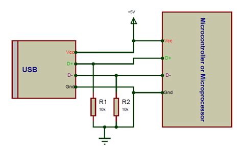micro usb connection circuit diagram usb type  usb micro usb