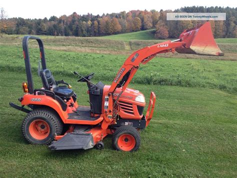 kubota bx tractor wd  mower  loader  hours serviced  ready