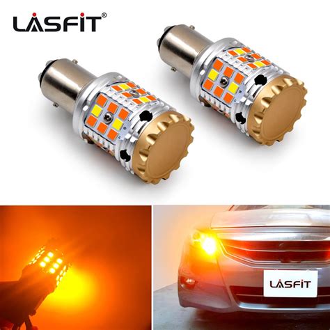 lasfit    led bulbs  turn signal light switchback amberwhite build  canbus