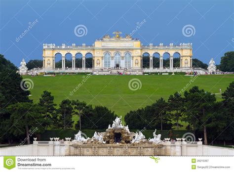 schonbrunn palace park editorial photography image  dynasty
