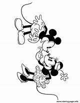 Coloring Disney Mouse Mickey Training Minnie Pages Printable sketch template