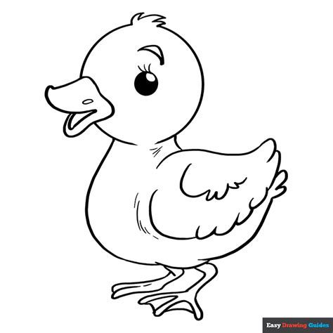 baby duck coloring page easy drawing guides   porn website