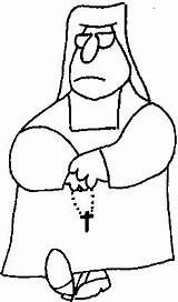 Nun Para Colorear Monja Coloring Pages sketch template