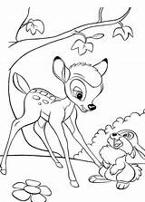 Thumper Bambi Coloring Pages Drawing Disney Drawings Getdrawings Choose Board sketch template