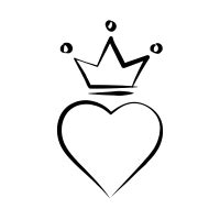 crown heart icons   vector icons noun project