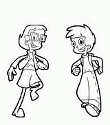 Pages Coloring Cyberchase sketch template
