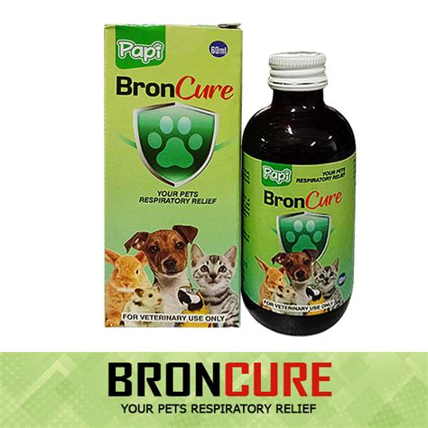 papi broncure  pets respiratory relief ml  pets lazada ph