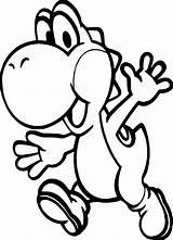 Yoshi Coloring Pages Hello Sheets Drawing Drawings Colouring Wecoloringpage sketch template