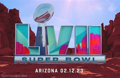 super bowl lvii logo held  arizona   sportslogosnet news