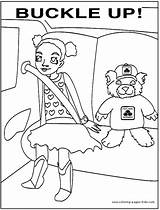 Safety Coloring Pages Kids Health Educational School Activities Color Printable Sheets Worksheets Sheet Print Education Children Rules Colouring Lessons Safe sketch template