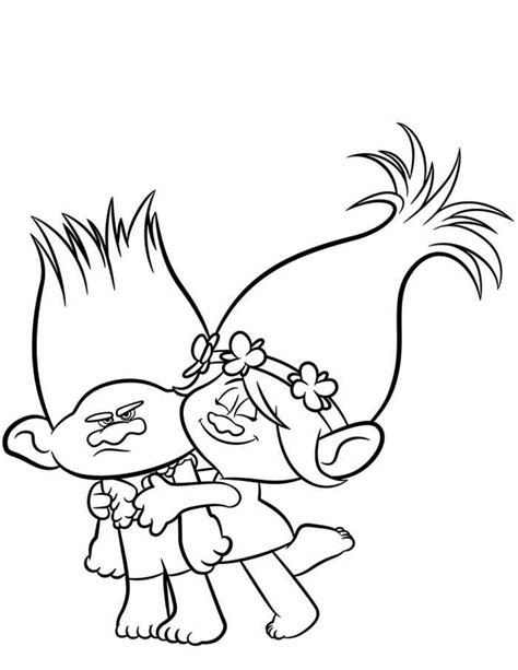 trolls princess poppy coloring pages workberdubeat coloring