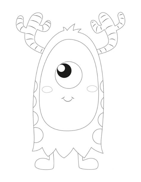 monster coloring pages  printable colorings pages