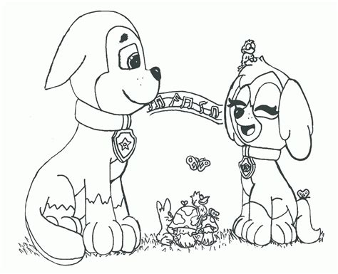 paw patrol skye coloring pages coloring home