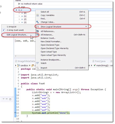 Java Eclipse Debug Mode View Instance Variable Values Stack Overflow