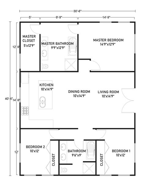 barndominium floor plans floorplansclick