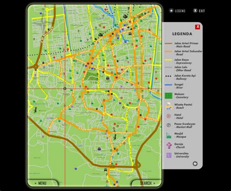 peta interaktif kota semarang sahabat geografi