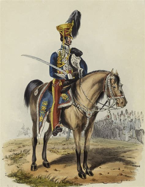hussars officer  review order   collection