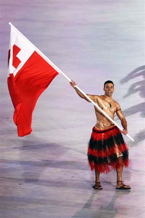 the best part of the opening ceremony is tonga s flag bearer