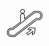 Escalator Escalators Symbol sketch template