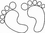 Footprints Getdrawings Wecoloringpage sketch template
