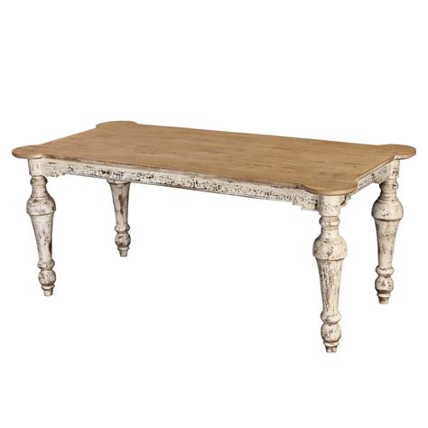french farmhouse rustic mango wood dining table