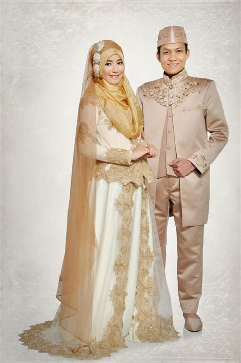 foto baju pengantin muslim modern kebaya pernikahan gaun pengantin sederhana dan pengantin